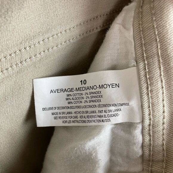 Gloria Vanderbilt Stretch Jean Shorts Size 10 EUC - Picture 5 of 5